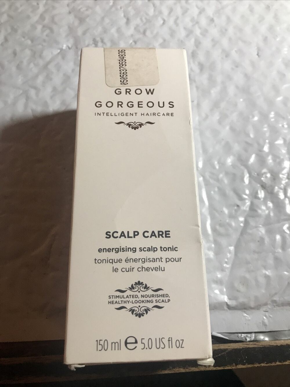 GROW GORGEOUS Scalp Care Energising Scalp Tonic - 5oz/150 ML NEW WITH BOX